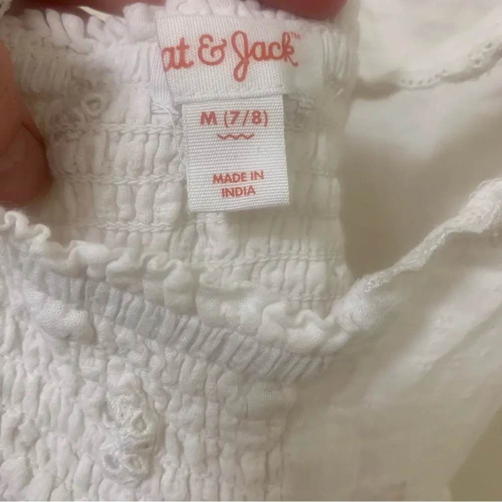 Cat & Jack White Eyelet Dress